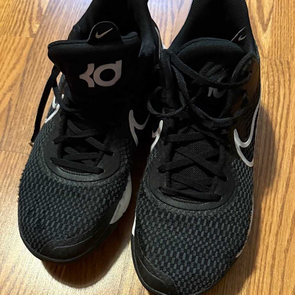 Nike KD Black and White Athletic Shoes